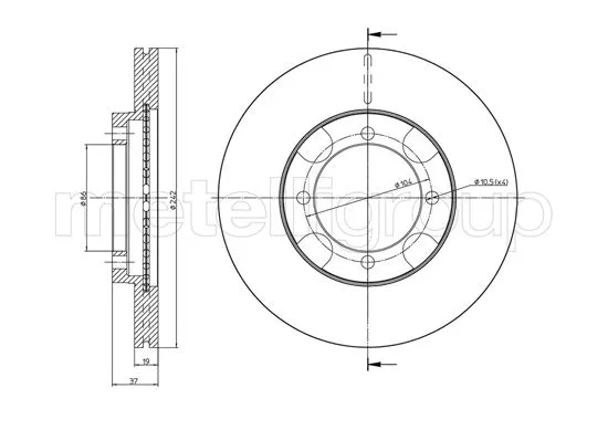 Brake Disc (800-1158)