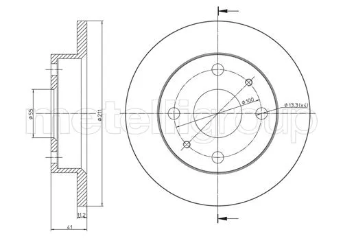 Brake Disc (800-791)