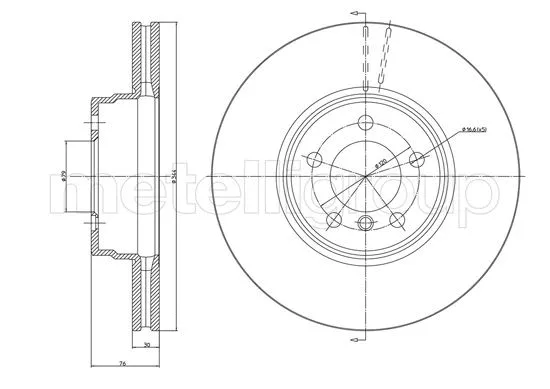 Brake Disc (800-1357C)
