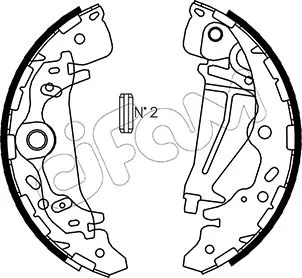 Brake Shoe Set (153-226)