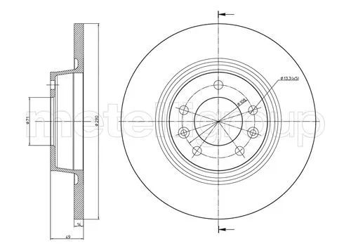 Brake Disc (800-888C)