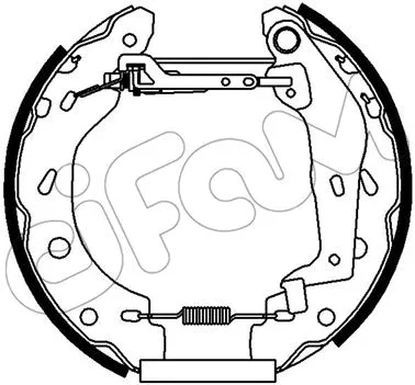 Brake Shoe Set (151-438)