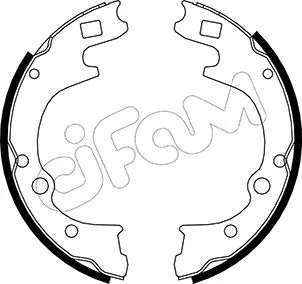 Brake Shoe Set (153-221)