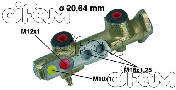 Brake Master Cylinder (202-069)