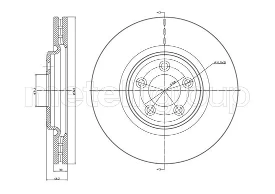 Brake Disc (800-1423C)