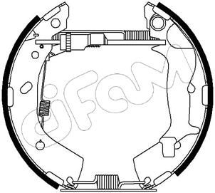 Brake Shoe Set (151-213)
