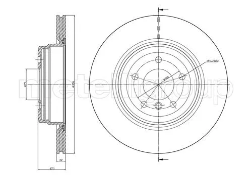 Brake Disc (800-873C)