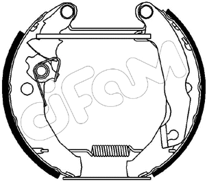Brake Shoe Set (151-038)