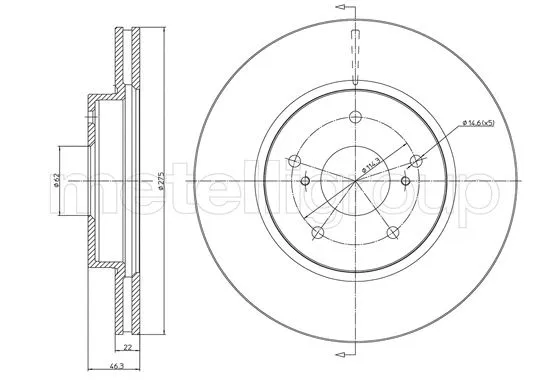 Brake Disc (800-945C)