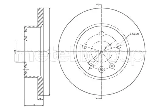 Brake Disc (800-1719C)