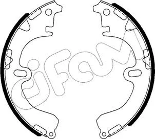 Brake Shoe Set (153-423)