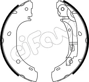 Brake Shoe Set (153-082)