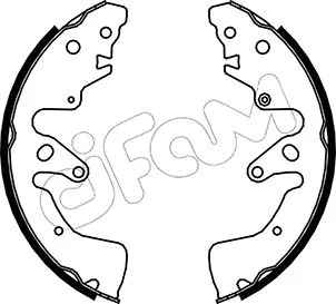 Brake Shoe Set (153-407)
