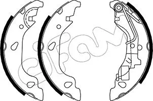Brake Shoe Set (153-080Y)