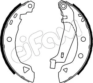 Brake Shoe Set (153-002Y)