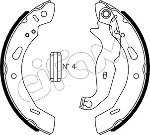 Brake Shoe Set (153-490)