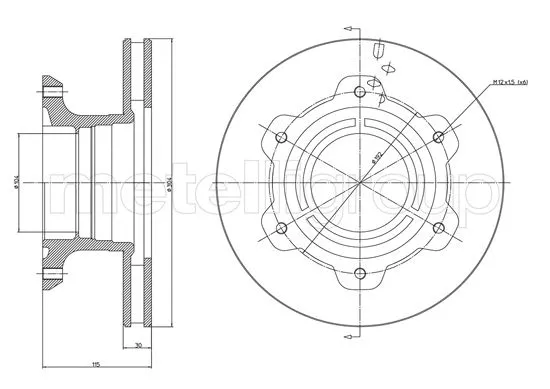 Brake Disc (800-1698)