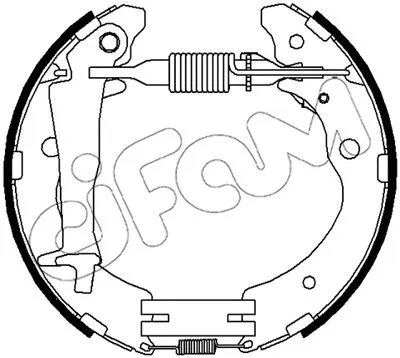 Brake Shoe Set (151-518)
