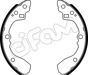 Brake Shoe Set (153-506)