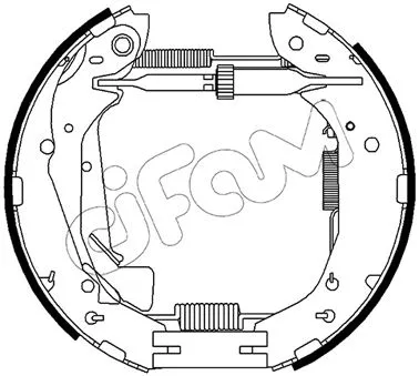 Brake Shoe Set (151-500)