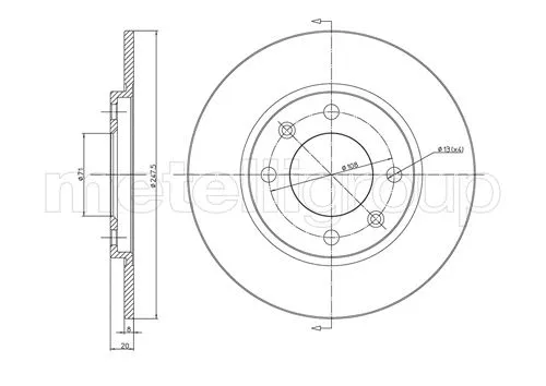 Brake Disc (800-216)