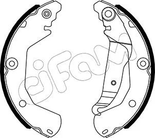 Brake Shoe Set (153-554)