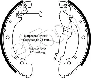 Brake Shoe Set (153-469)