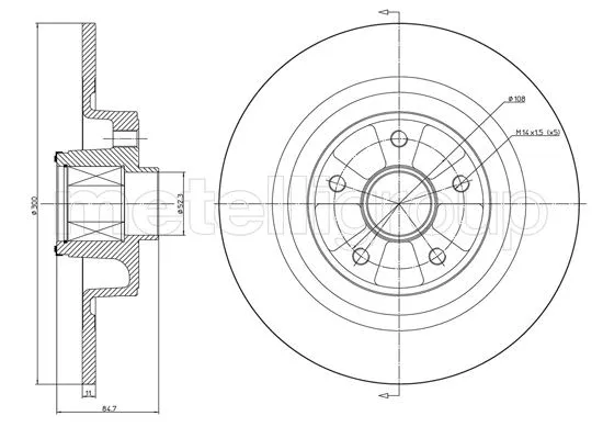 Brake Disc (800-1396)