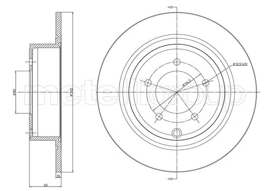 Brake Disc (800-1223C)