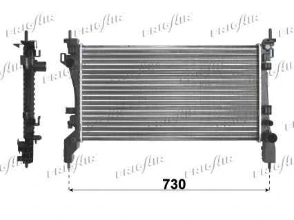 Radiator, engine cooling (0104.3154)