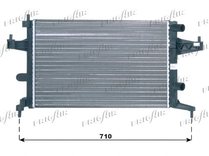 Radiator, engine cooling (0107.3006)
