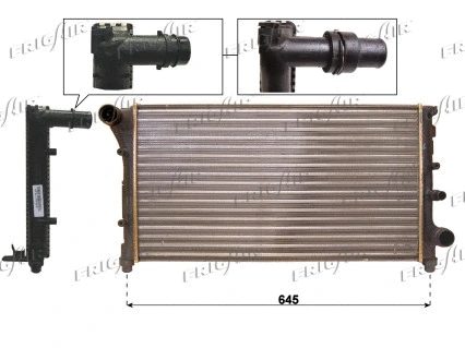 Radiator, engine cooling (0104.3118)