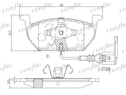Brake Pad Set, disc brake