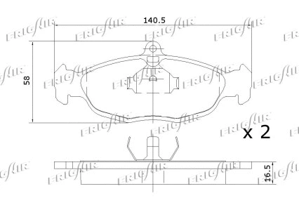 Brake Pad Set, disc brake
