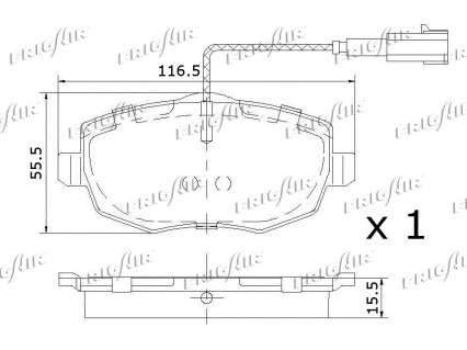 Brake Pad Set, disc brake