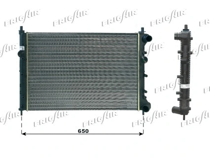 Radiator, engine cooling (0104.3031)