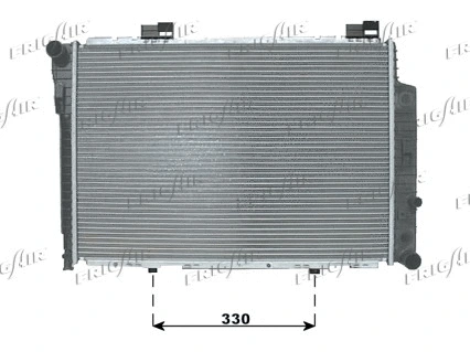Radiator, engine cooling (0106.3053)