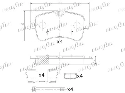 Brake Pad Set, disc brake