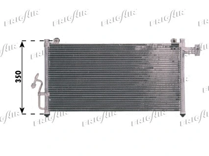 Condenser, air conditioning (0825.3011)