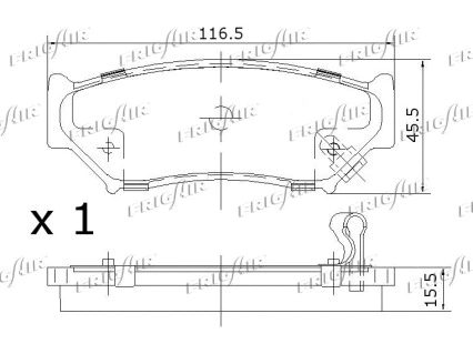 Brake Pad Set, disc brake
