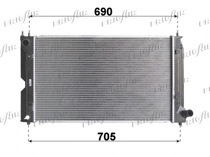 Radiator, engine cooling (0115.3143)