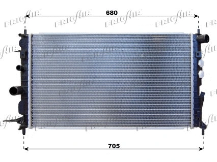 Radiator, engine cooling (0107.3081)