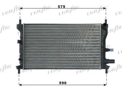 Radiator, engine cooling (0105.3060)