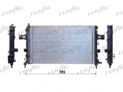 Radiator, engine cooling (0107.3087)