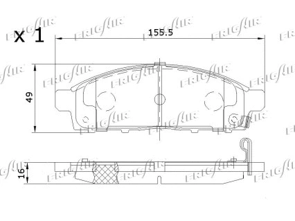Brake Pad Set, disc brake