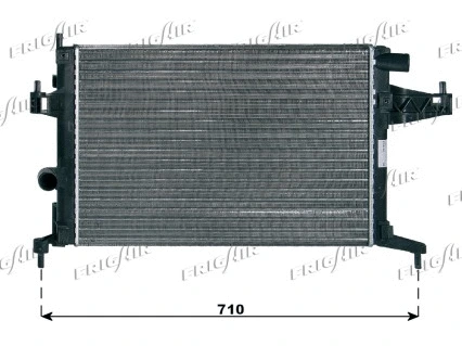 Radiator, engine cooling (0107.3003)