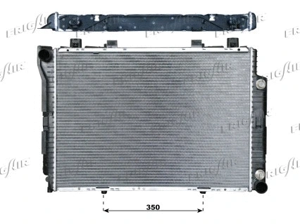 Radiator, engine cooling (0106.3001)
