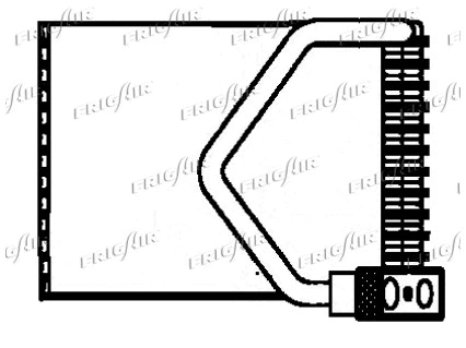 Evaporator, air conditioning (706.30073)