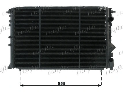 Radiator, engine cooling (0109.3012)