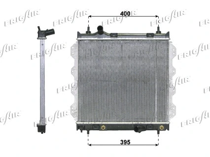 Radiator, engine cooling (0118.3002)